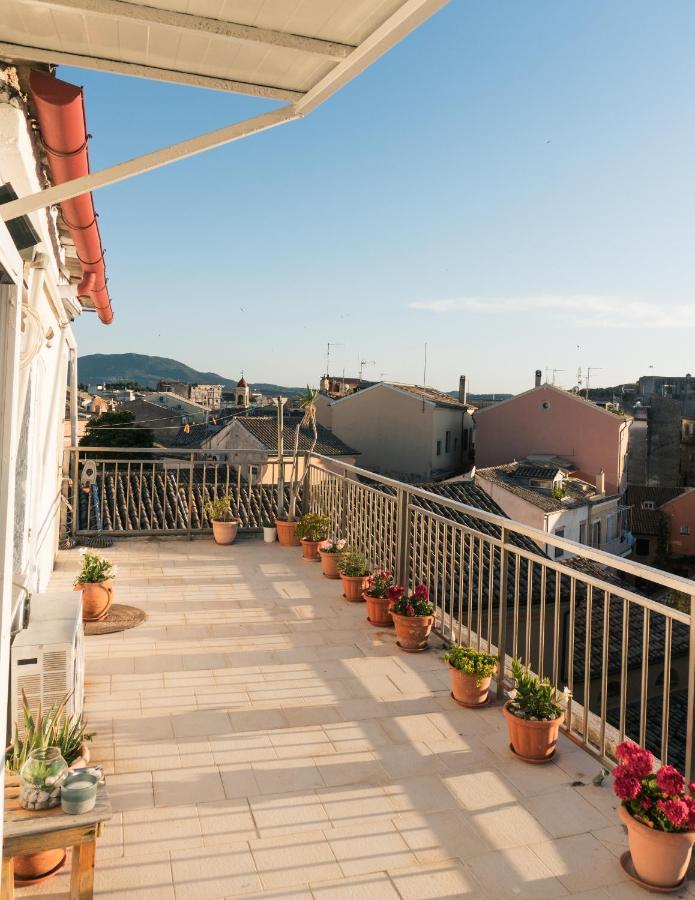 Roof Garden House Lägenhet Corfu  Exteriör bild